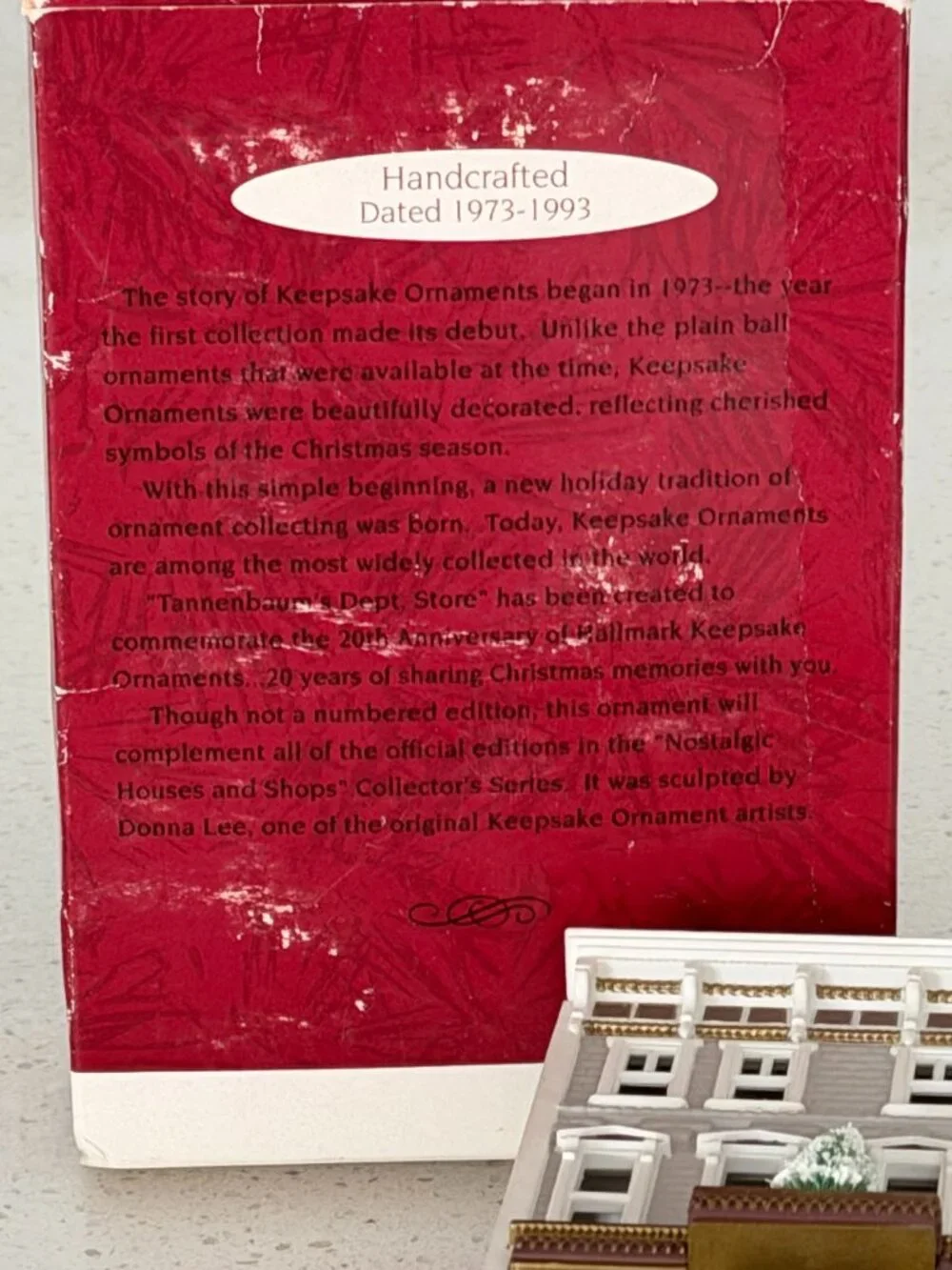 Hallmark Ornament Nostalgic Houses & Shops Tannenbaum;s Dept. Store